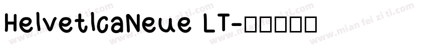 HelvetlcaNeue LT字体转换
